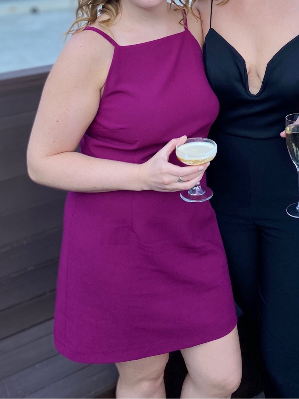 French Connection Hollyhock Whisper Square Neck Mini Dress - Picture 3 of 3